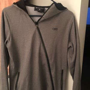 Womens Audi side zip hoodie
